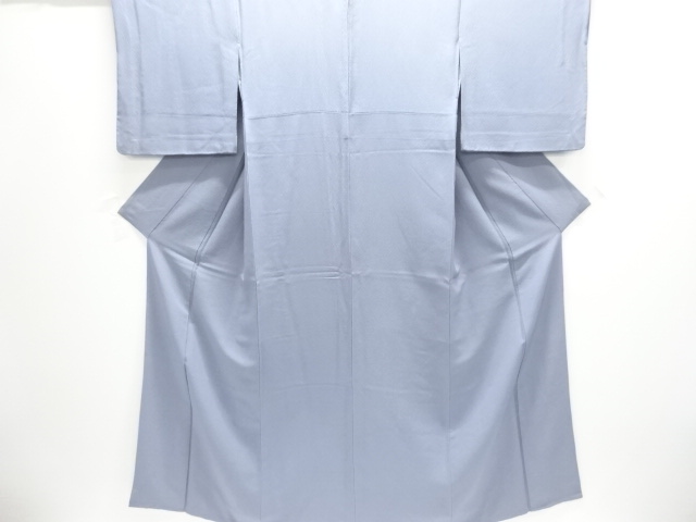 織柄一つ紋色無地着物